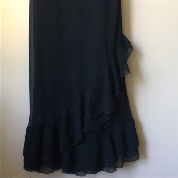 BEDO | Beautiful Long Black Dress size Small - Picture 3 of 5